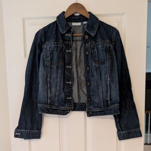 New York & Company Dark Blue Jean Jacket